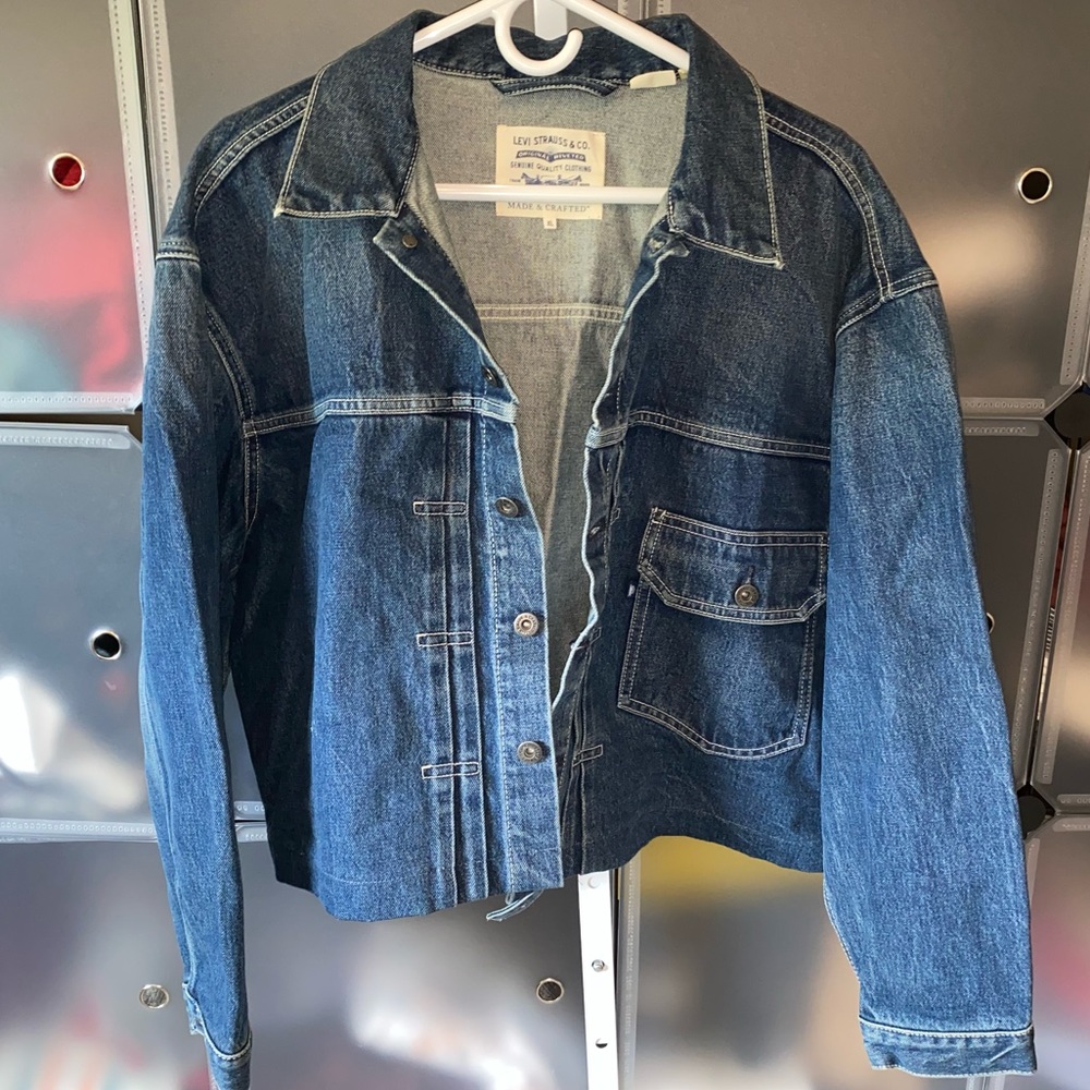 Levi’s Made & Crafted Type I Trucker Jean Jacket Women’s Size XL NWOT - Picture 4 of 12